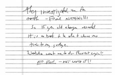 Alleged suicide note written by Jeffrey Epstein released by US judge