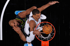 Spurs thrash Timberwolves as Knicks edge Sixers in NBA playoffs