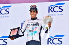 Eulalio seizes control of drenched Giro d'Italia
