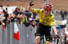 Jonas Vingegaard powers to maiden Giro stage victory