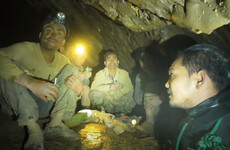 Rescuers free one of seven men trapped 300 metres into flooded Laos cave