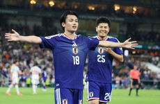 Four-goal Japan overwhelm Tunisia to edge towards World Cup last-32