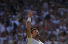 Record-equalling Djokovic powers into Wimbledon last 16