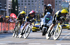 Jonas Vingegaard takes Tour de France lead as Visma win opening team time-trial