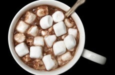 Hot chocolate tastes better in an orange cup