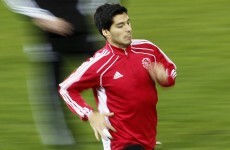On his way: Liverpool agree €26.5million Suarez transfer