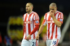 VIDEO: Ireland striker Jon Walters scores two own goals and misses a penalty as Stoke routed
