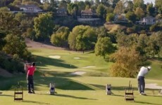 Tiger and Rory were never together when they shot their new Nike ad