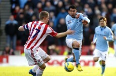 FA Cup: Late Zabaleta strike puts City past Potters