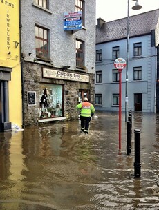 PIC: Galway hit by flash floods as weather warning issued