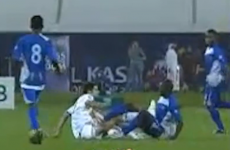 VIDEO: 'Zizou Junior' sent off for lashing out in youth game