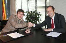 Barcelona marked Lionel Messi's new deal with this epic video