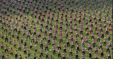 Hula hooping to a new world record