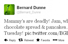 Tweet Sweeper: Bernard Dunne is a big mammy's boy