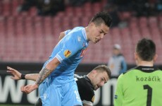 Reports: Napoli's Hamsik robbed at gunpoint