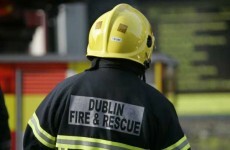 Fire brigade take control of building fire in Dublin