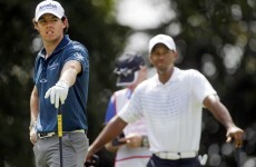 Just a couple of regular guys: McIlroy and Tiger play own version of match play on down day