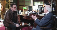 PHOTOS: President and pals prepare for Patrick's Day broadcast