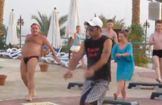 VIDEO: This man's nearly-naked dance wins the internet