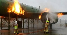 WATCH: Smoke and fire training for Dublin Airport firefighters