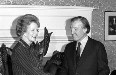 In pics: Margaret Thatcher and Ireland