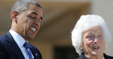 Caption competition: What have Babs and Barack seen?!