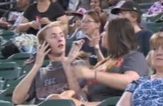 Rude man epically ditched by girlfriend on stadium camera