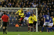 Nugent header hands Foxes the advantage in promotion play-off
