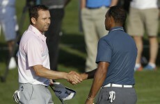 A golf official says Tiger Woods lied about distracting Sergio Garcia during a shot
