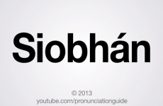 VIDEO: How to pronounce Siobhán