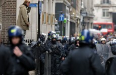 100 riot police in crackdown on London G8 protests