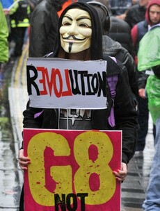 Anti G8 protests take place in Belfast