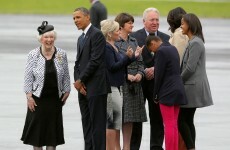 America's first family arrives in Ireland