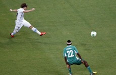 Forlan marks 100th cap with stunning winner against Nigeria