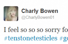 Twitter reacts to 10 Stone Testicles on their telly