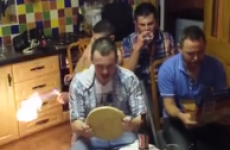 Donegal lads stage their own rally race ... in their kitchen