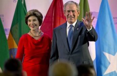 Laura Bush: George once drove into a wall after I told him his speech was no good