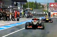 Runaway F1 tyre causes havoc before decking cameraman