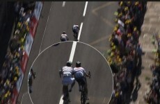 Mark Cavendish defends crash claims, throws reporter's dictaphone in anger