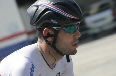 Mark Cavendish had urine thrown at him by a spectator today