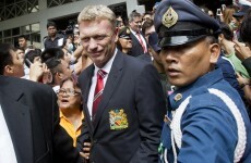 David Moyes gets first taste of the United mayhem as squad mobbed in Bangkok