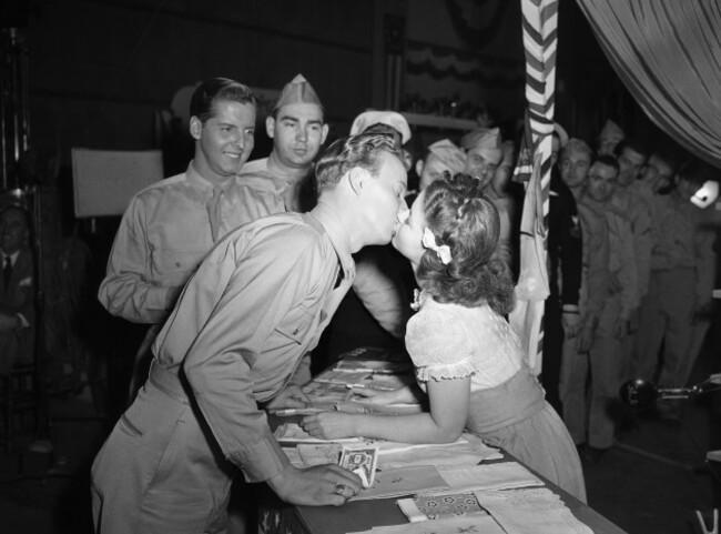 Shirley Temple Kissed 1945
