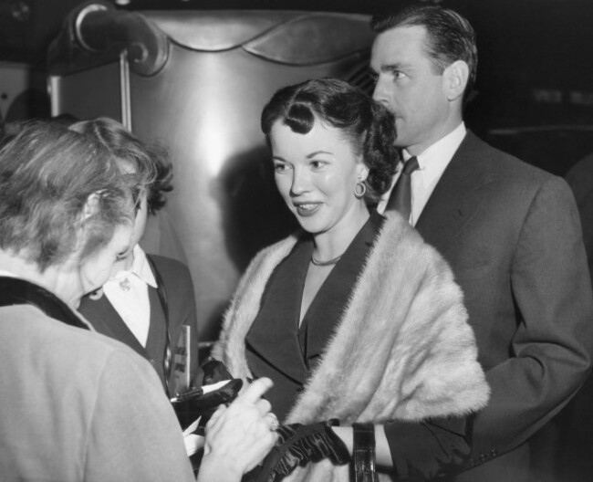 Shirley Temple and Charles Black 1953