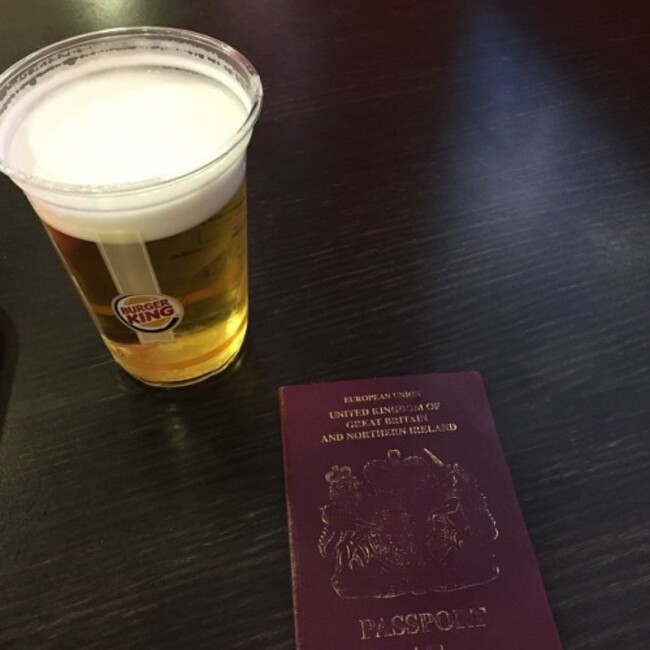 Who knew Burger King sold &euro;4 pints!? Another #pint another #flight