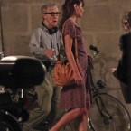 French First Lady Carla Bruni Sarkozy, right, is pictured with U.S director Woody Allen. (AP Photo/Thibault Camus)