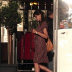 French First Lady Carla Bruni Sarkozy is pictured during a break of filming of the movie. (AP Photo/Thibault Camus)