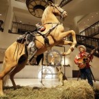 Celebrity cowboy Roy Rogers was so fond of his horse and showbiz partner Trigger that when the horse died he had him stuffed. Some 40-odd years later, the horse was sold at Christie's for $266,000. Oh, and they also sold the stuffed dog. Bullet fetched $35,000 at the same auction.