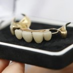 Former prime minister Winston Churchill's former dentures were auctioned earlier this summer for £15,200. The partial set was specifically made to preserve Churchill's distinctive speaking style. No word on what the buyer intends to do with them, though.