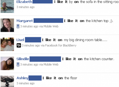 A simple Facebook search shows how many women Like It in different places.