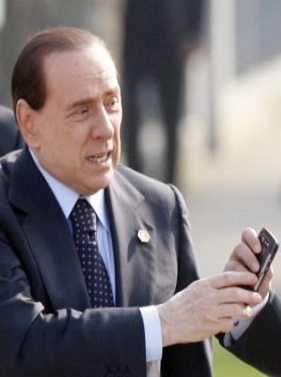 Silvio Berlusconi: Probably not an avid Twitter user. 